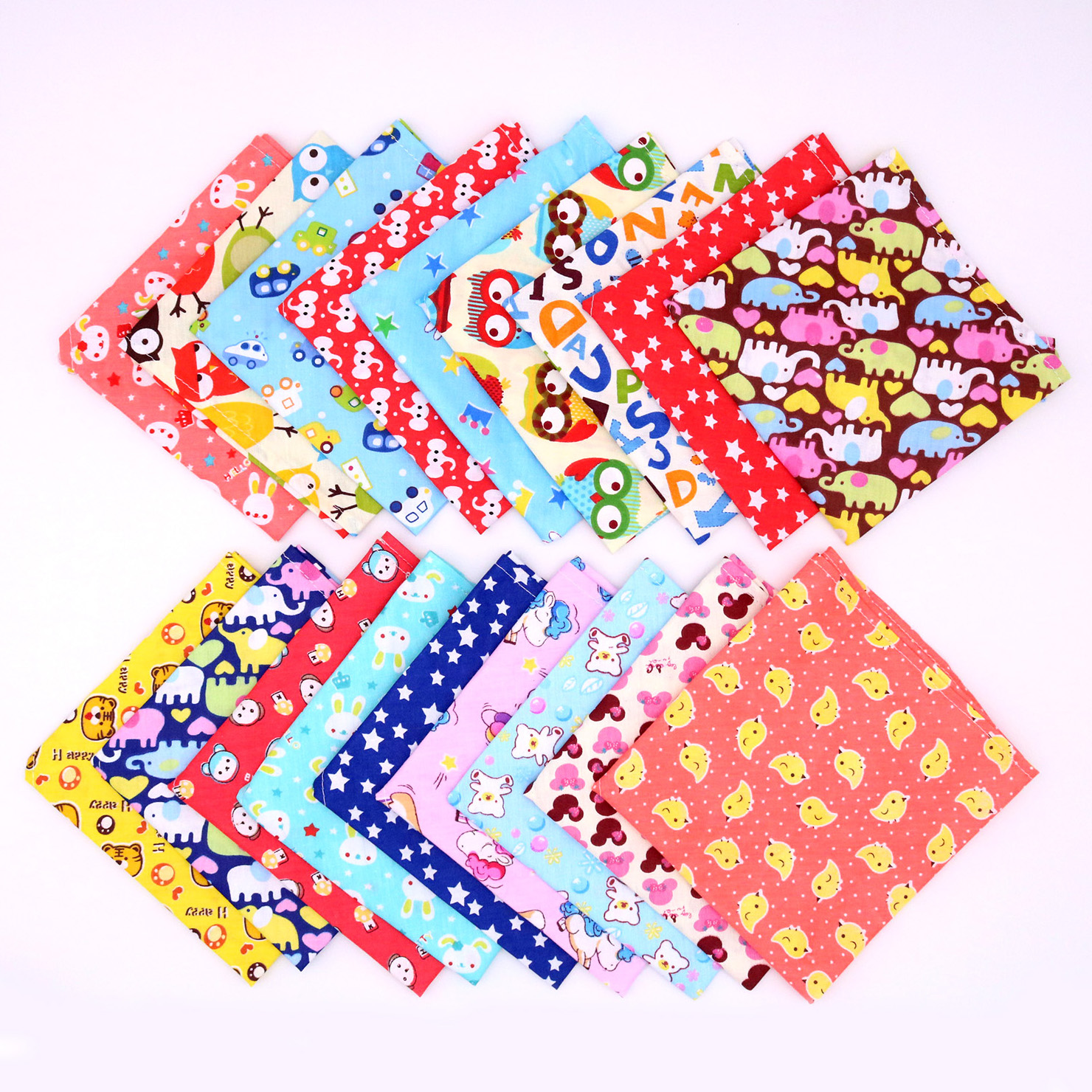 Pet Supplies In Bulk - 60pcs 100% Cotton Dog Bandanas Bulk