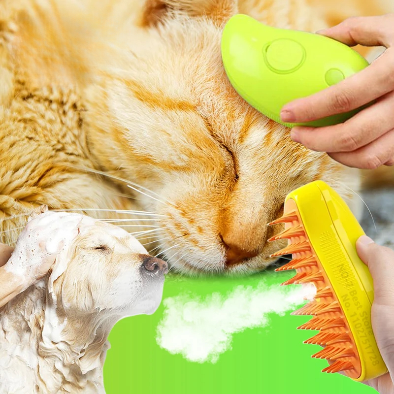 3-in-1 Steamy Brush for Pet Ca - Pet Supplies Grooming Hours review and price