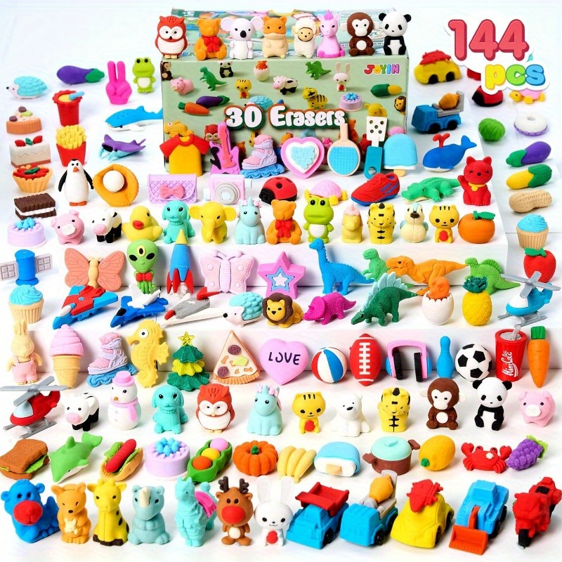144 Pcs Animal Erasers Kids 3D - Pet Supplies In Bulk review and price