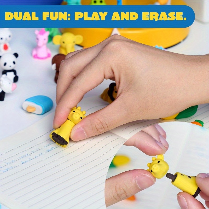 144 Pcs Animal Erasers Kids 3D - Pet Supplies In Bulk review and price
