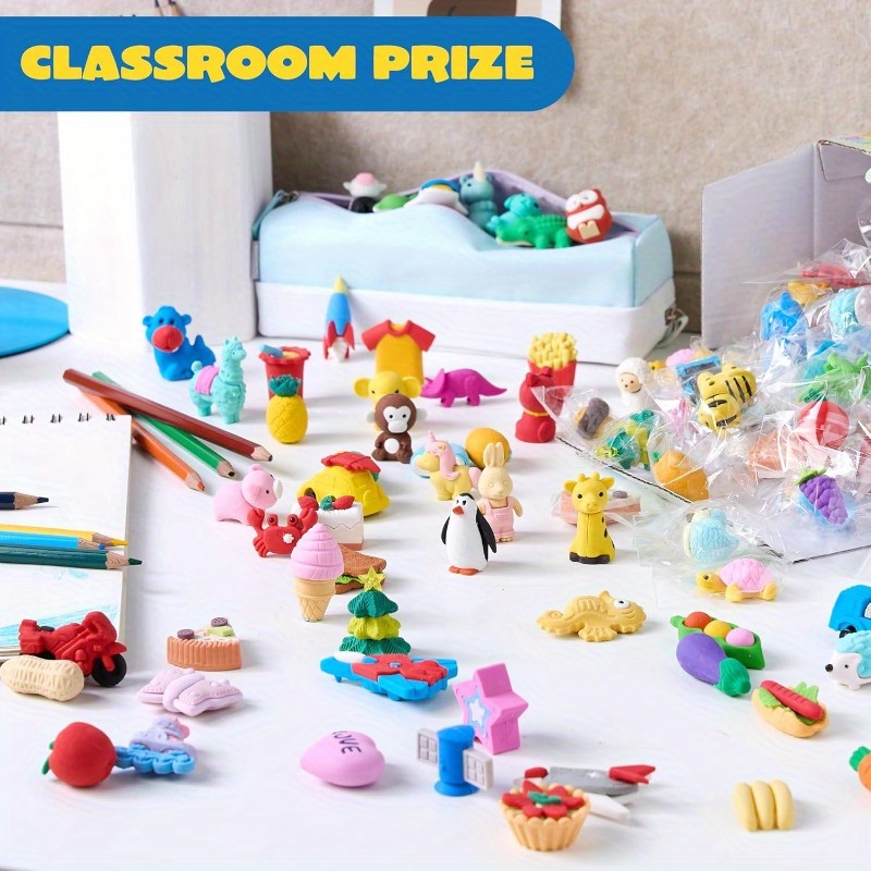 144 Pcs Animal Erasers Kids 3D - Pet Supplies In Bulk review and price