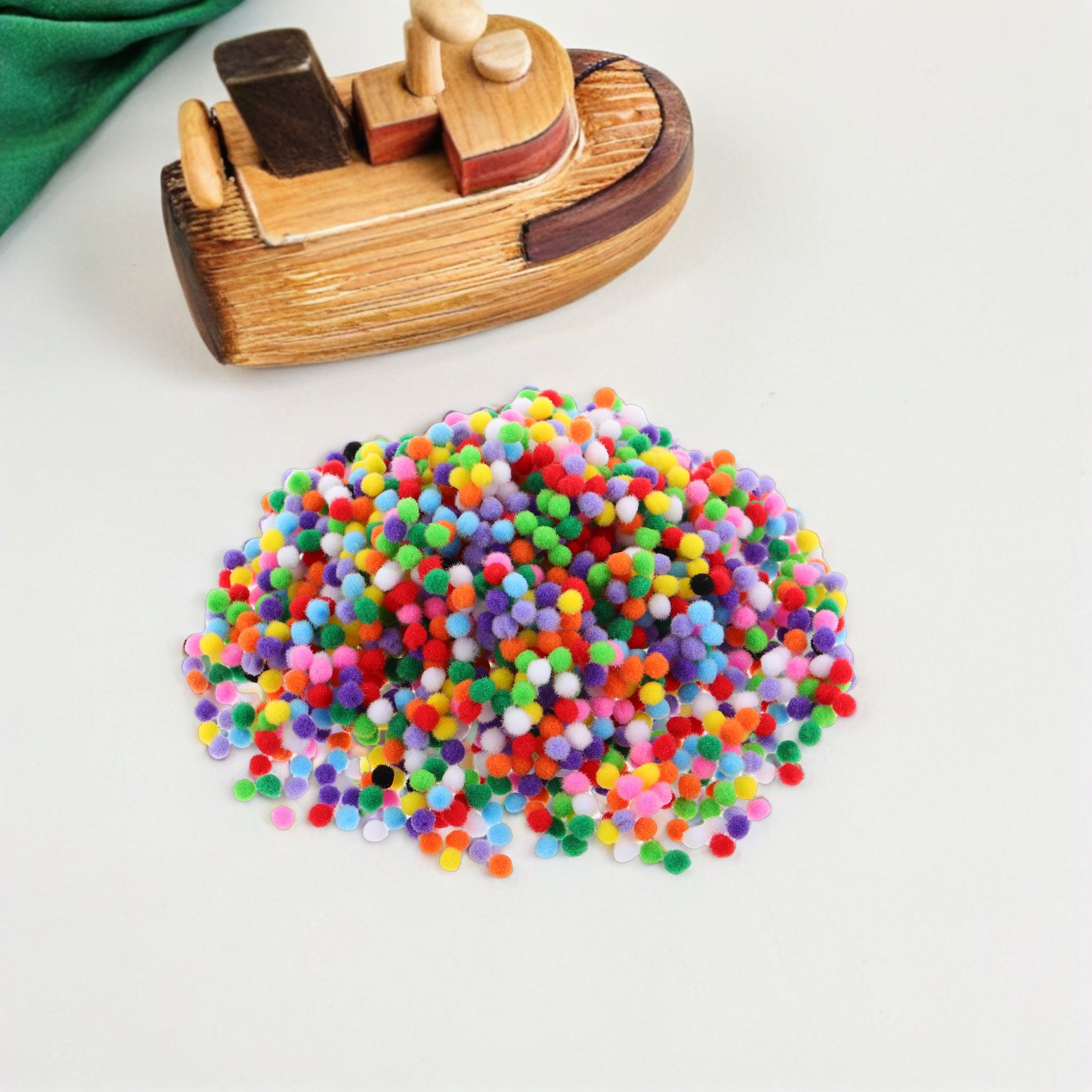 2000Pcs 5Mm Vibrant Pom Poms C - Pet Supplies In Bulk review and price